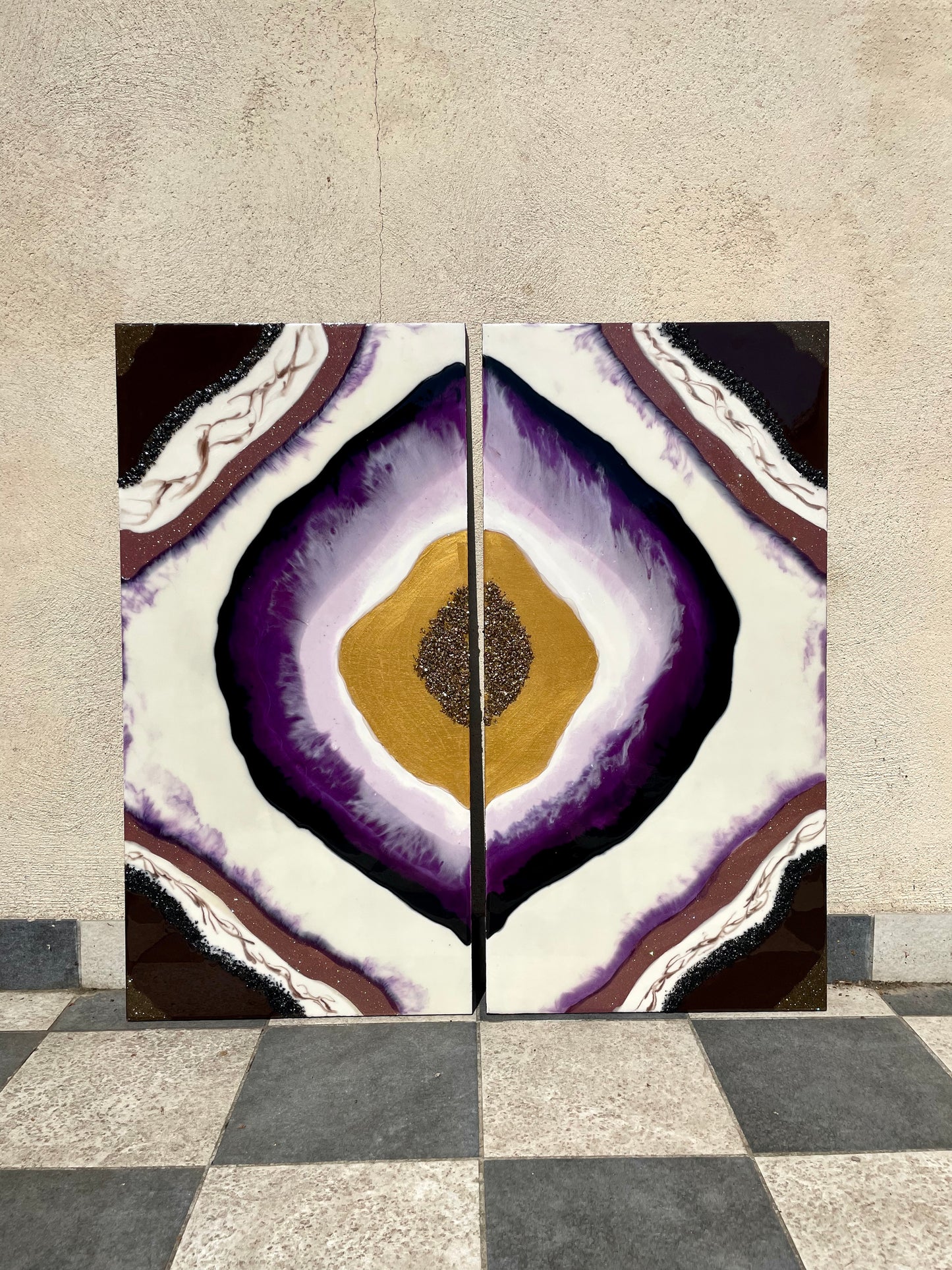 Œuvre d’Art, diptyque « Naissance du monde »